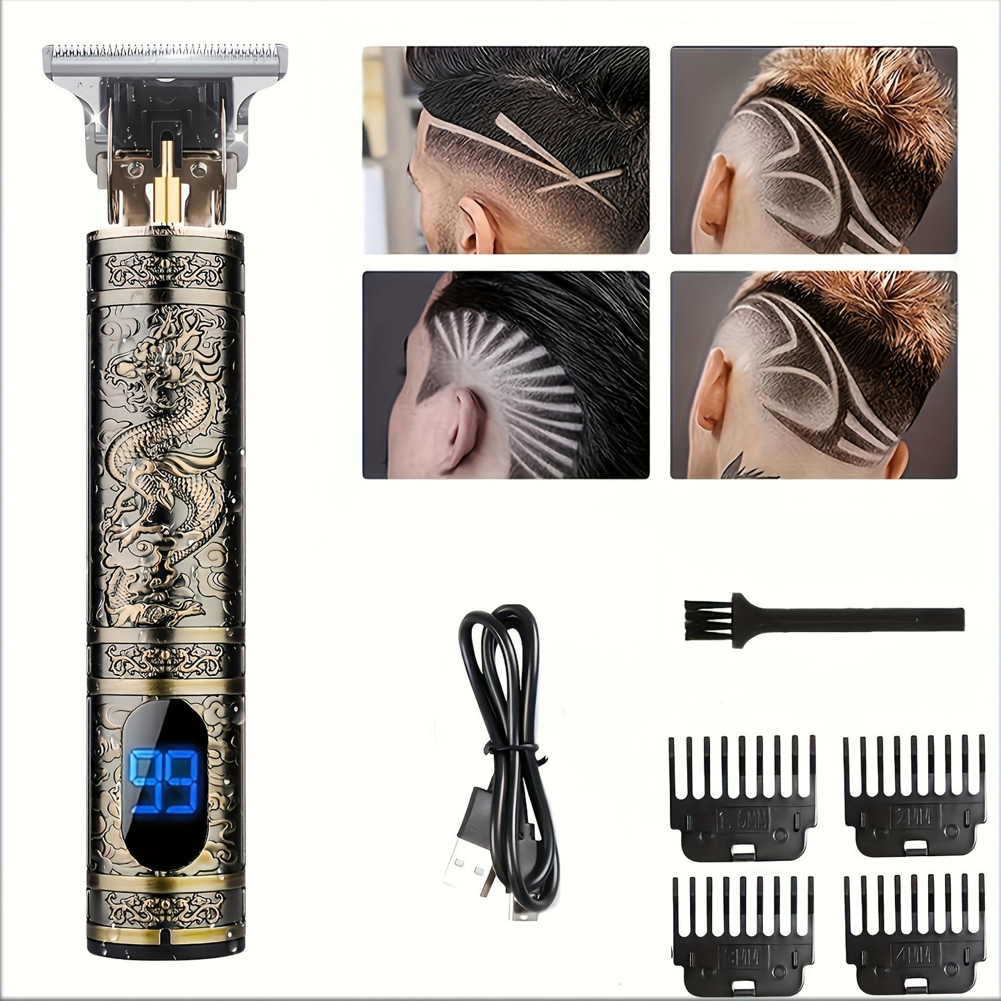 WEEME Portable Electric Shaver & Hair Clipper - USB Rechargeable, T9 Blade for Effortless Styling, Perfect Men's Gift