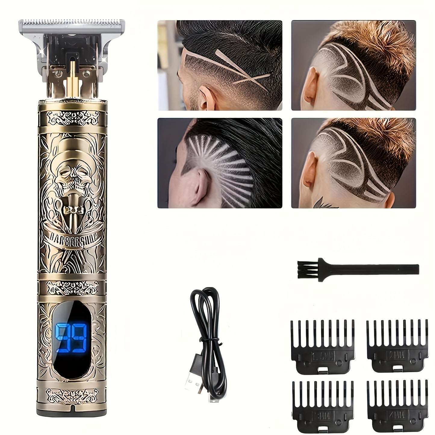 WEEME Portable Electric Shaver & Hair Clipper - USB Rechargeable, T9 Blade for Effortless Styling, Perfect Men's Gift