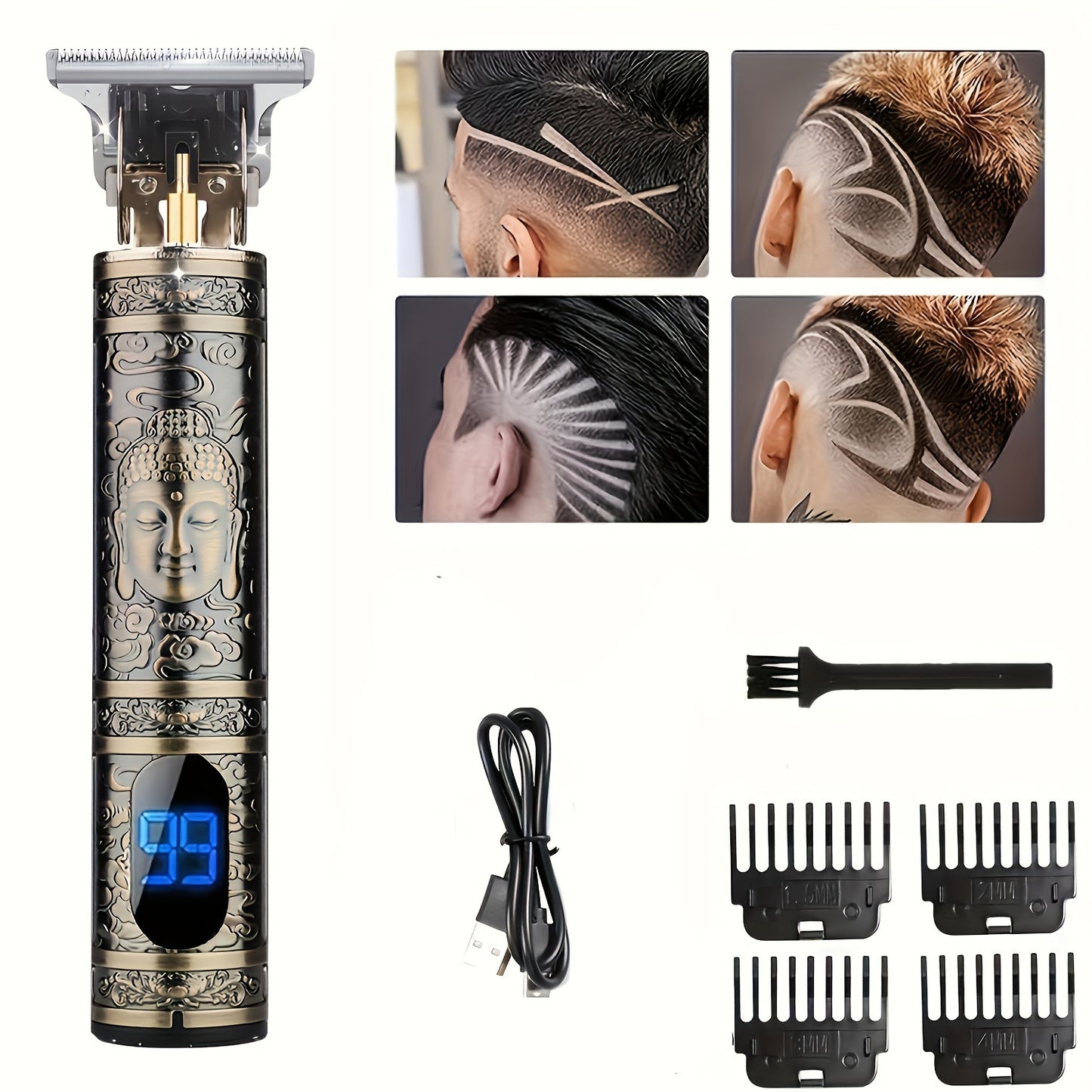 WEEME Portable Electric Shaver & Hair Clipper - USB Rechargeable, T9 Blade for Effortless Styling, Perfect Men's Gift