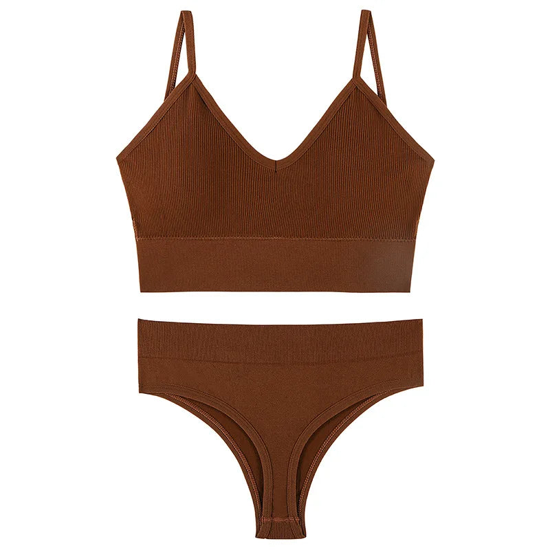 Seamless Bra Set