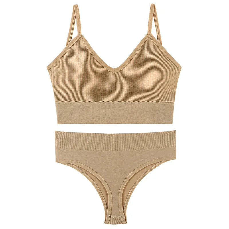 Seamless Bra Set