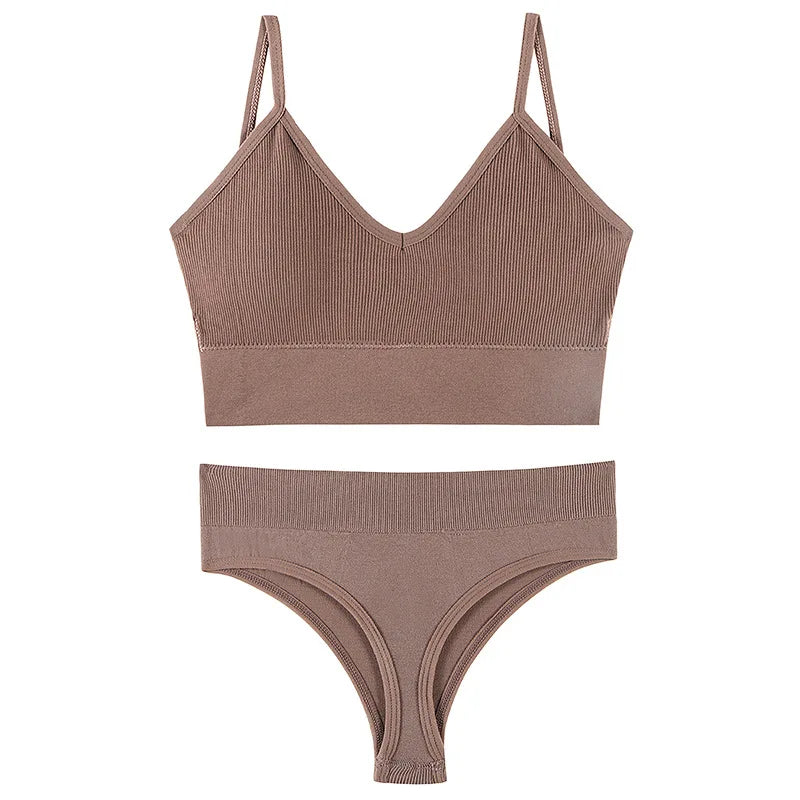 Seamless Bra Set