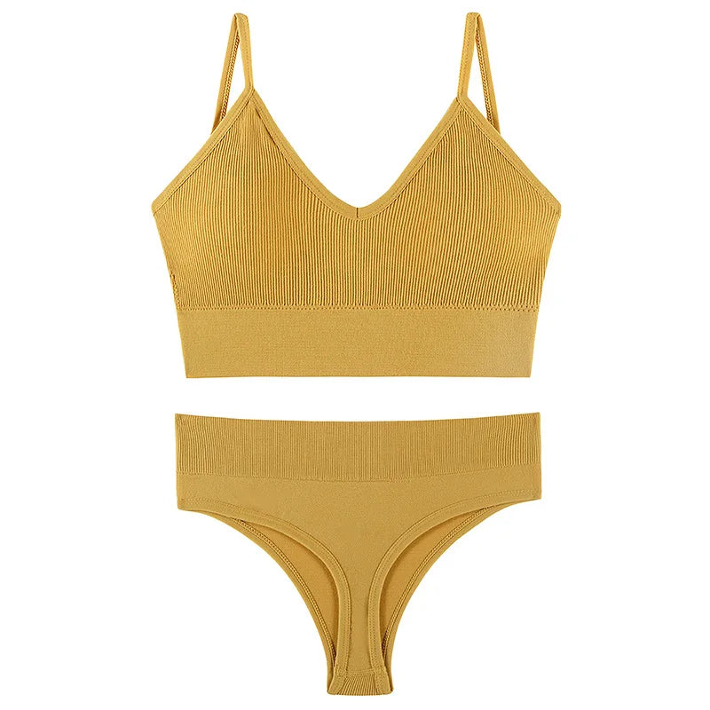 Seamless Bra Set