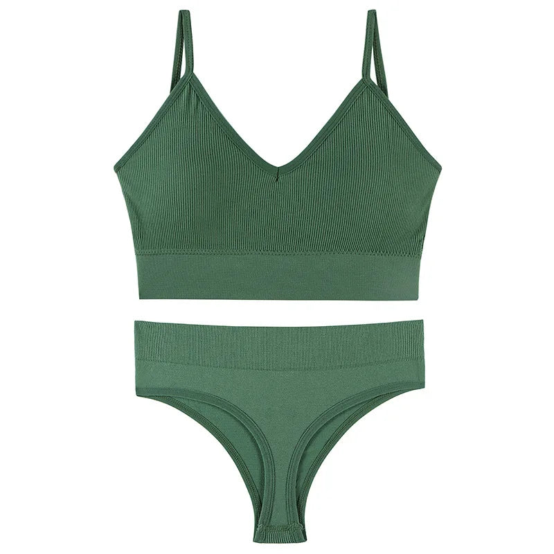 Seamless Bra Set