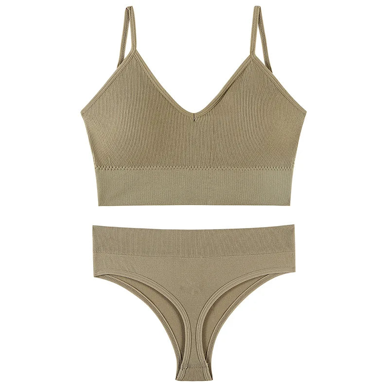 Seamless Bra Set