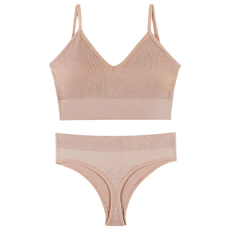 Seamless Bra Set