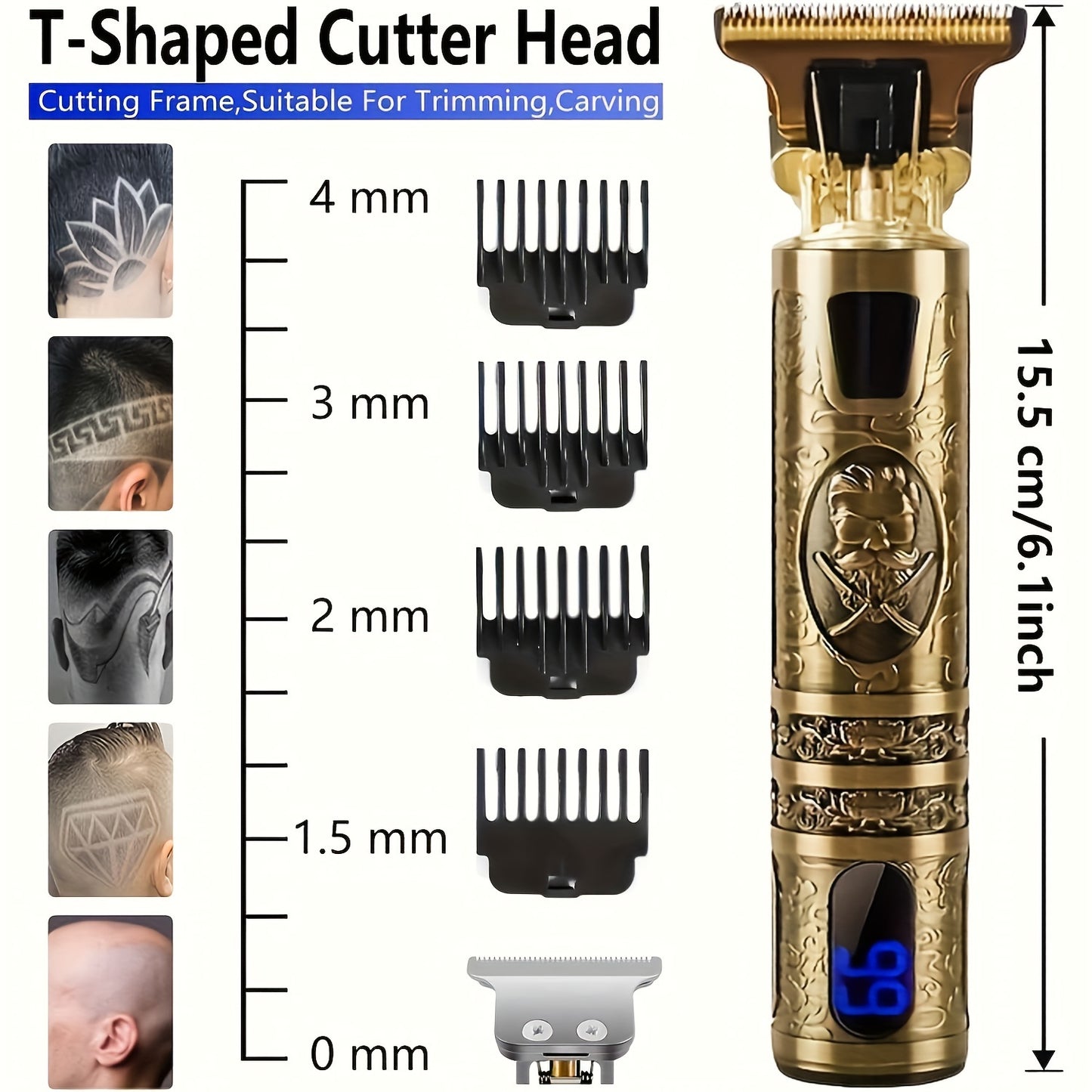 WEEME Portable Electric Shaver & Hair Clipper - USB Rechargeable, T9 Blade for Effortless Styling, Perfect Men's Gift