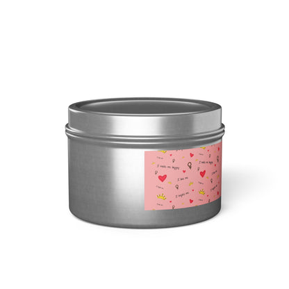 Tin Candle — 'ma chérie' Cherry Love Scented Tin Candle