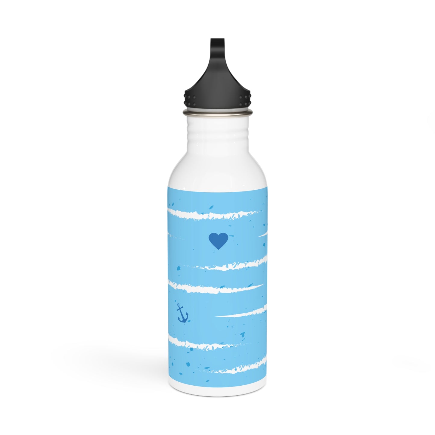 Blue Design Stainless Steel Water Bottle