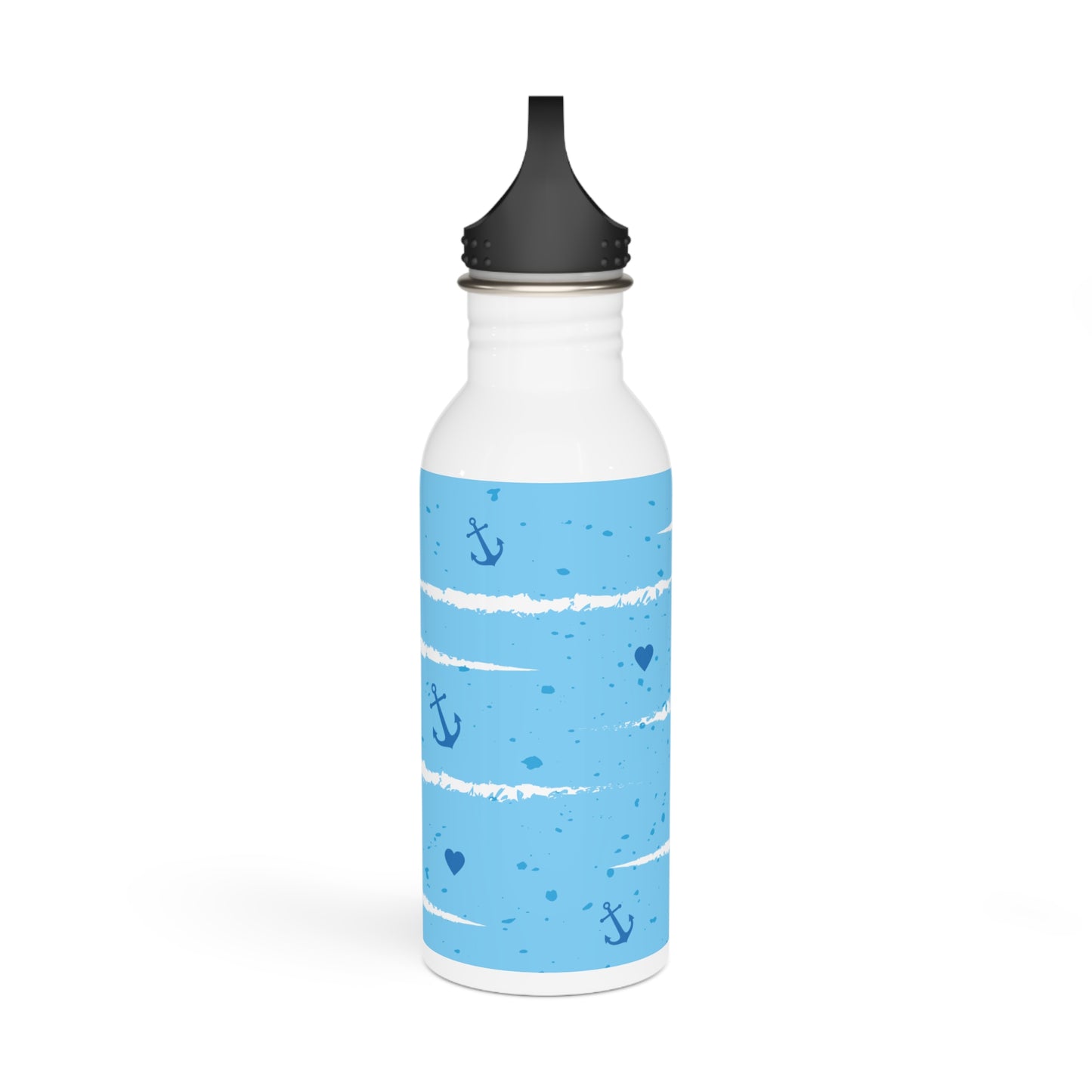 Blue Design Stainless Steel Water Bottle