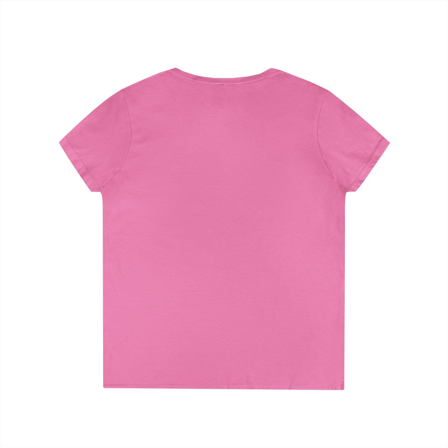 Bloom Boldly V-Neck Tee — Floral Illustration Women’s T-Shirt