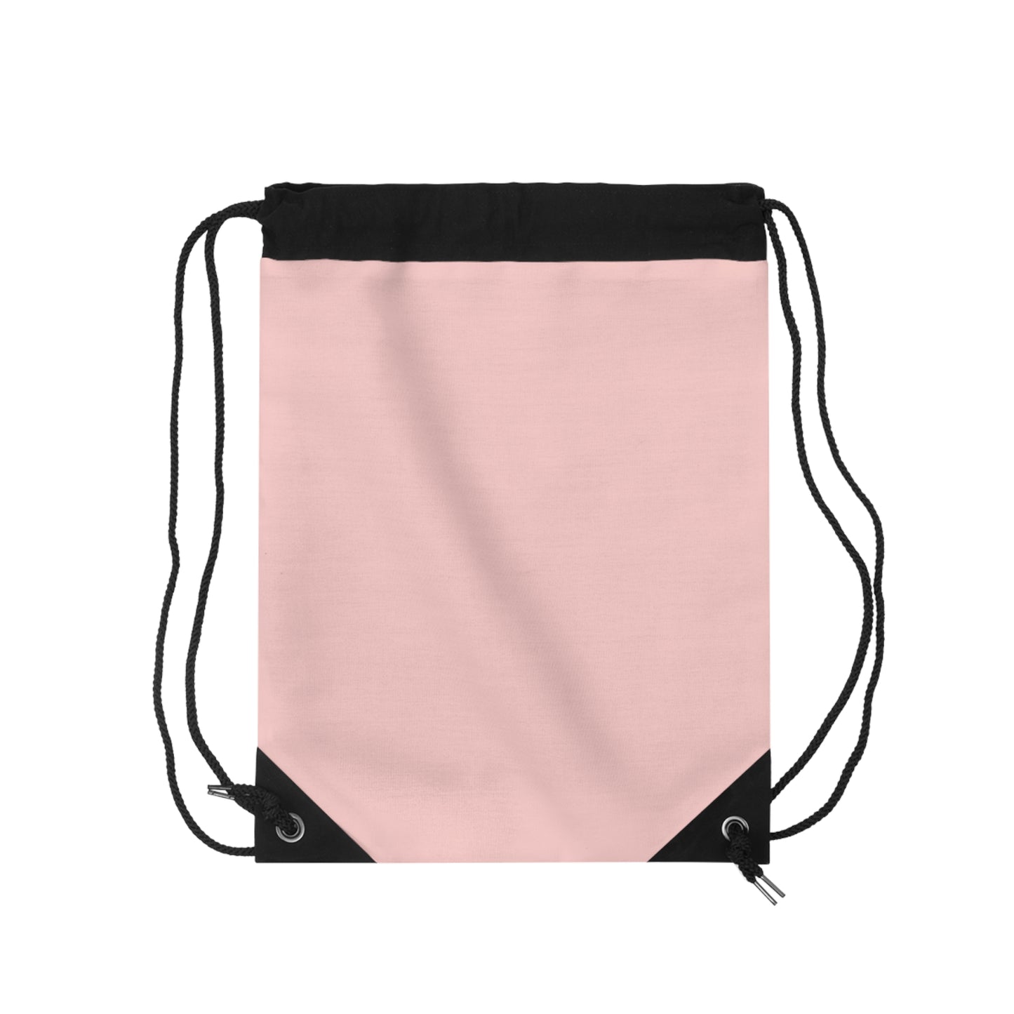 Cute Cat in Wine Glass Drawstring Bag — Pink Kitty Wine Lover Gym Sack