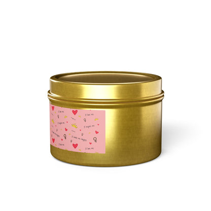 Tin Candle — 'ma chérie' Cherry Love Scented Tin Candle