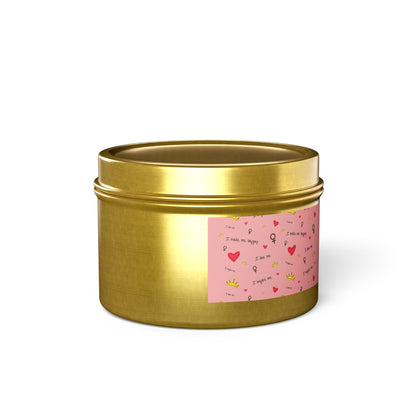 Tin Candle — 'ma chérie' Cherry Love Scented Tin Candle