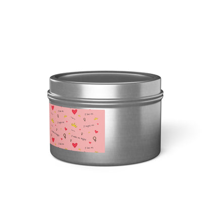 Tin Candle — 'ma chérie' Cherry Love Scented Tin Candle