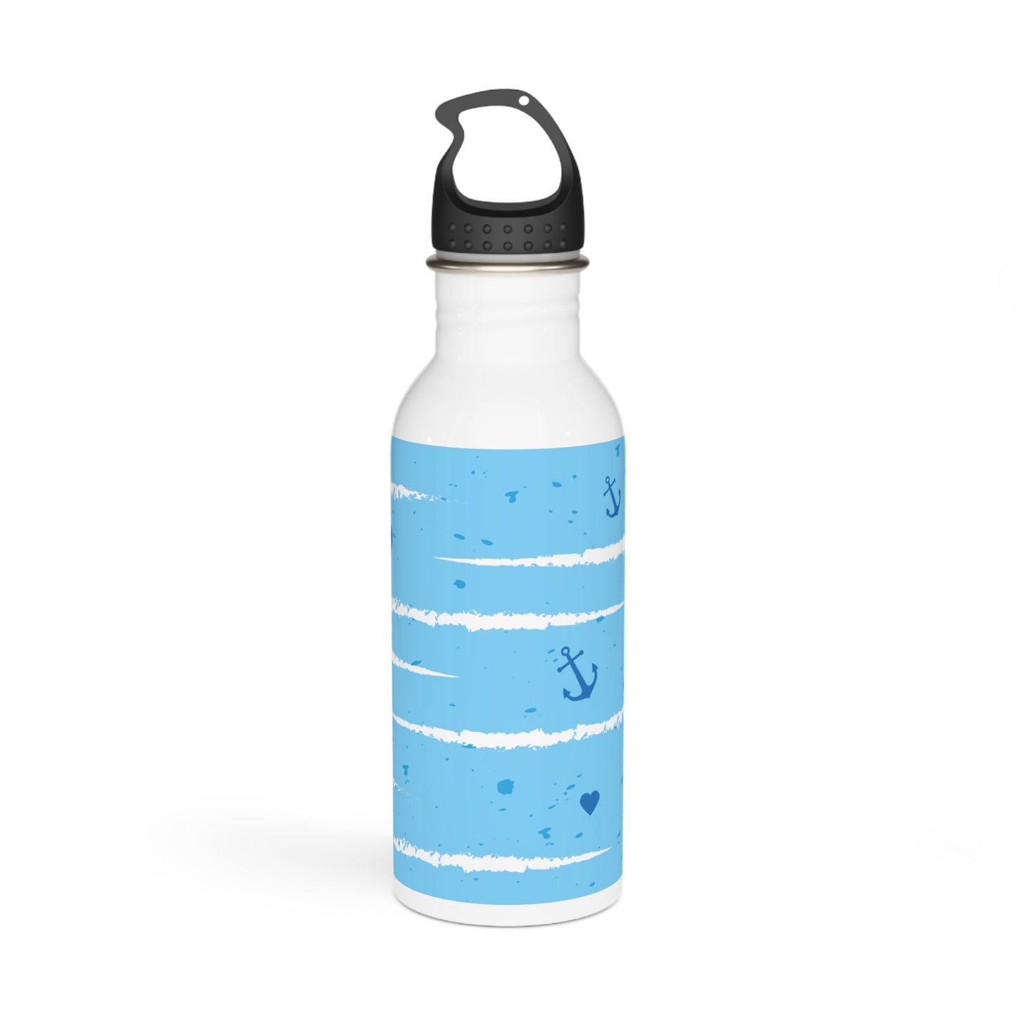 Blue Design Stainless Steel Water Bottle
