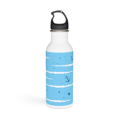 Blue Design Stainless Steel Water Bottle
