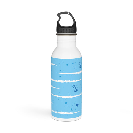 Blue Design Stainless Steel Water Bottle