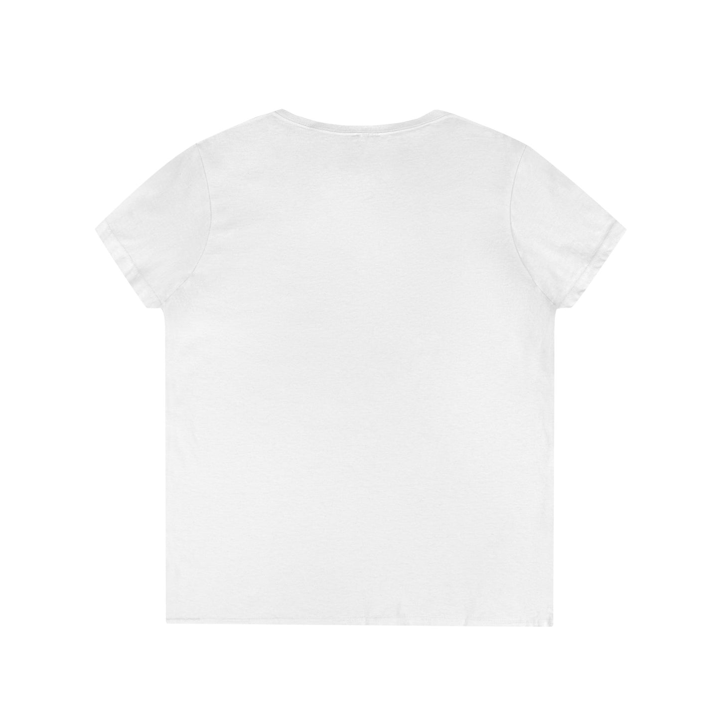 Bloom Boldly V-Neck Tee — Floral Illustration Women’s T-Shirt