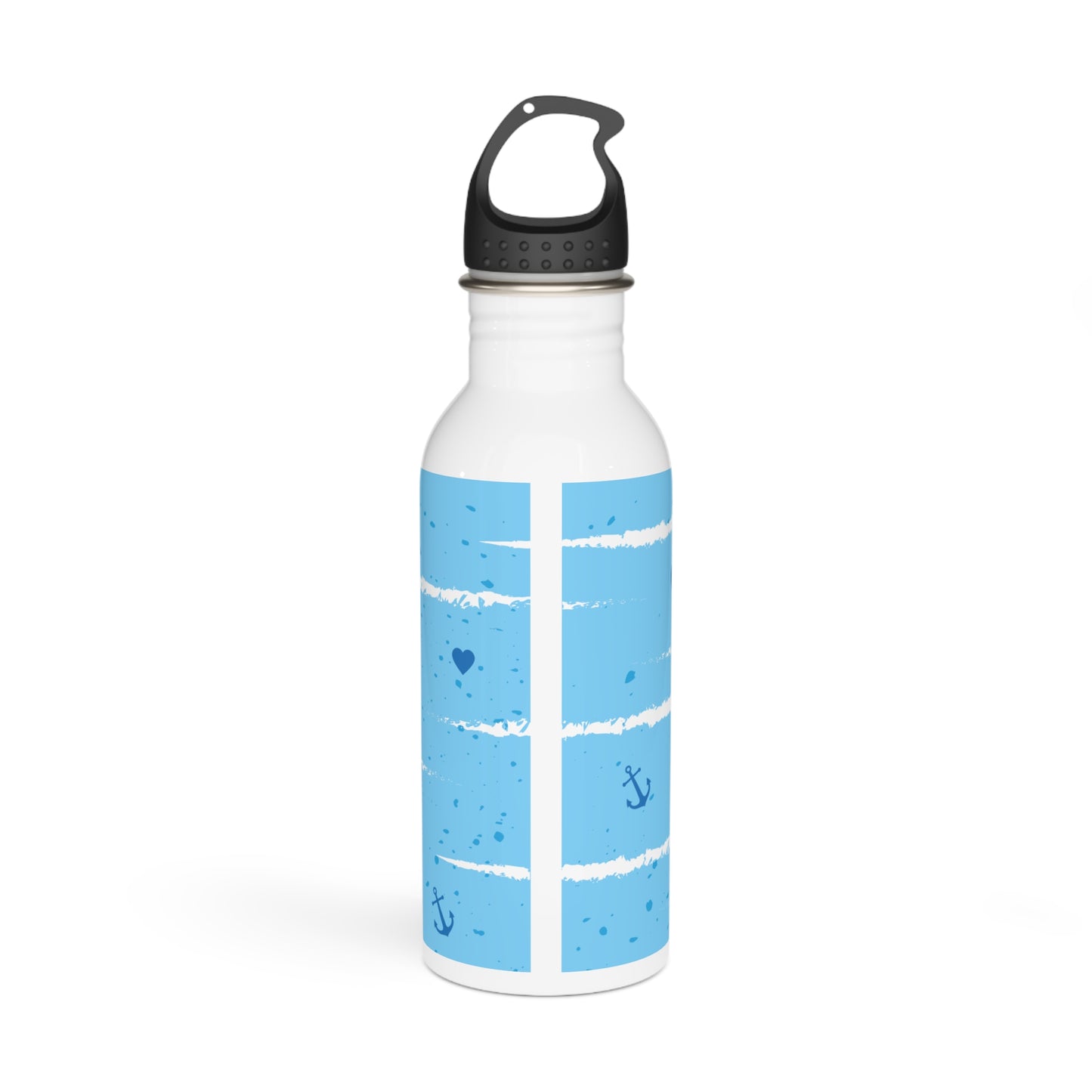 Blue Design Stainless Steel Water Bottle