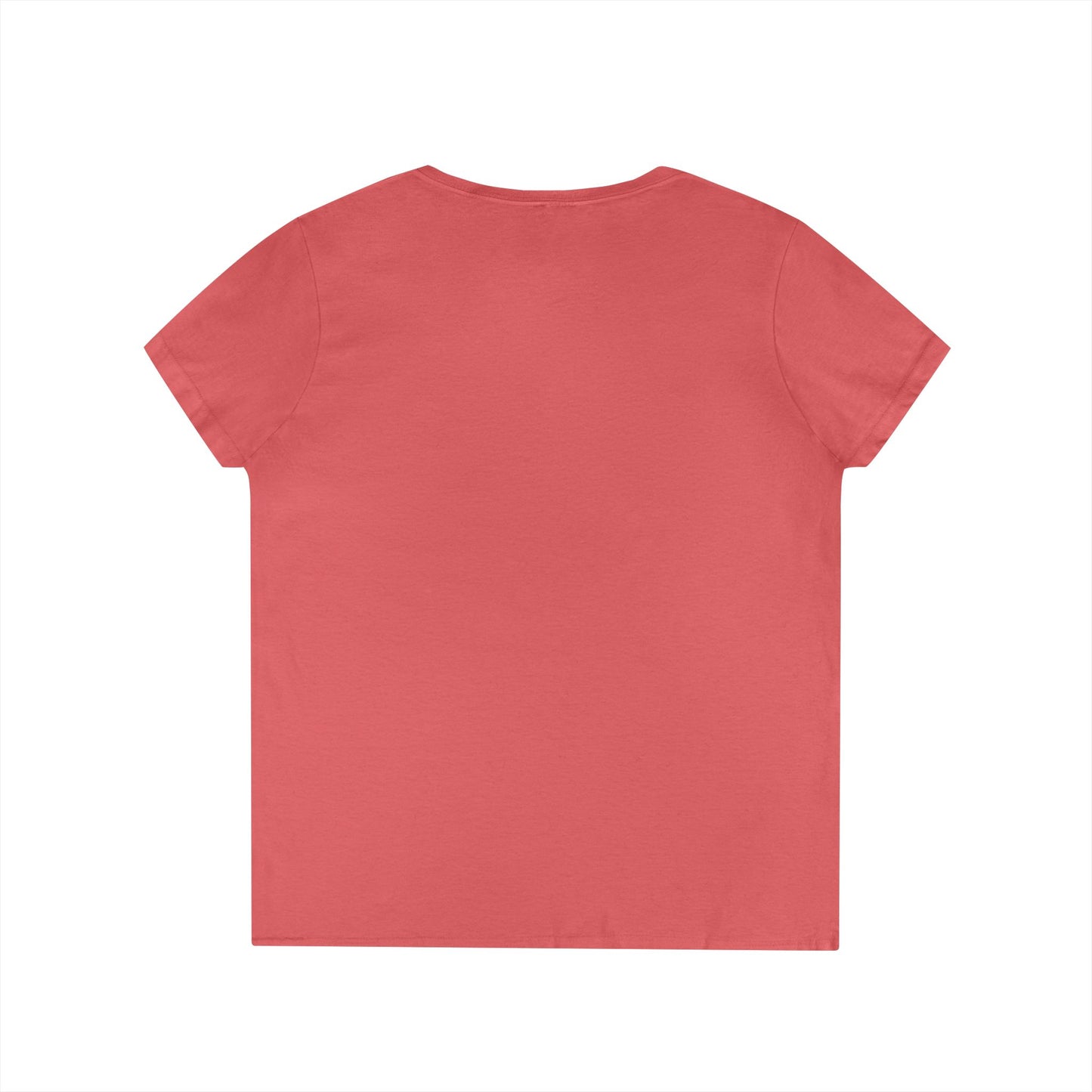 Bloom Boldly V-Neck Tee — Floral Illustration Women’s T-Shirt
