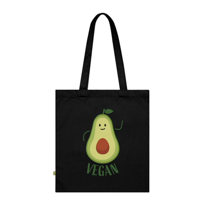 Vegan Avocado Organic Cotton Tote Bag