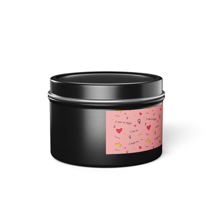 Tin Candle — 'ma chérie' Cherry Love Scented Tin Candle