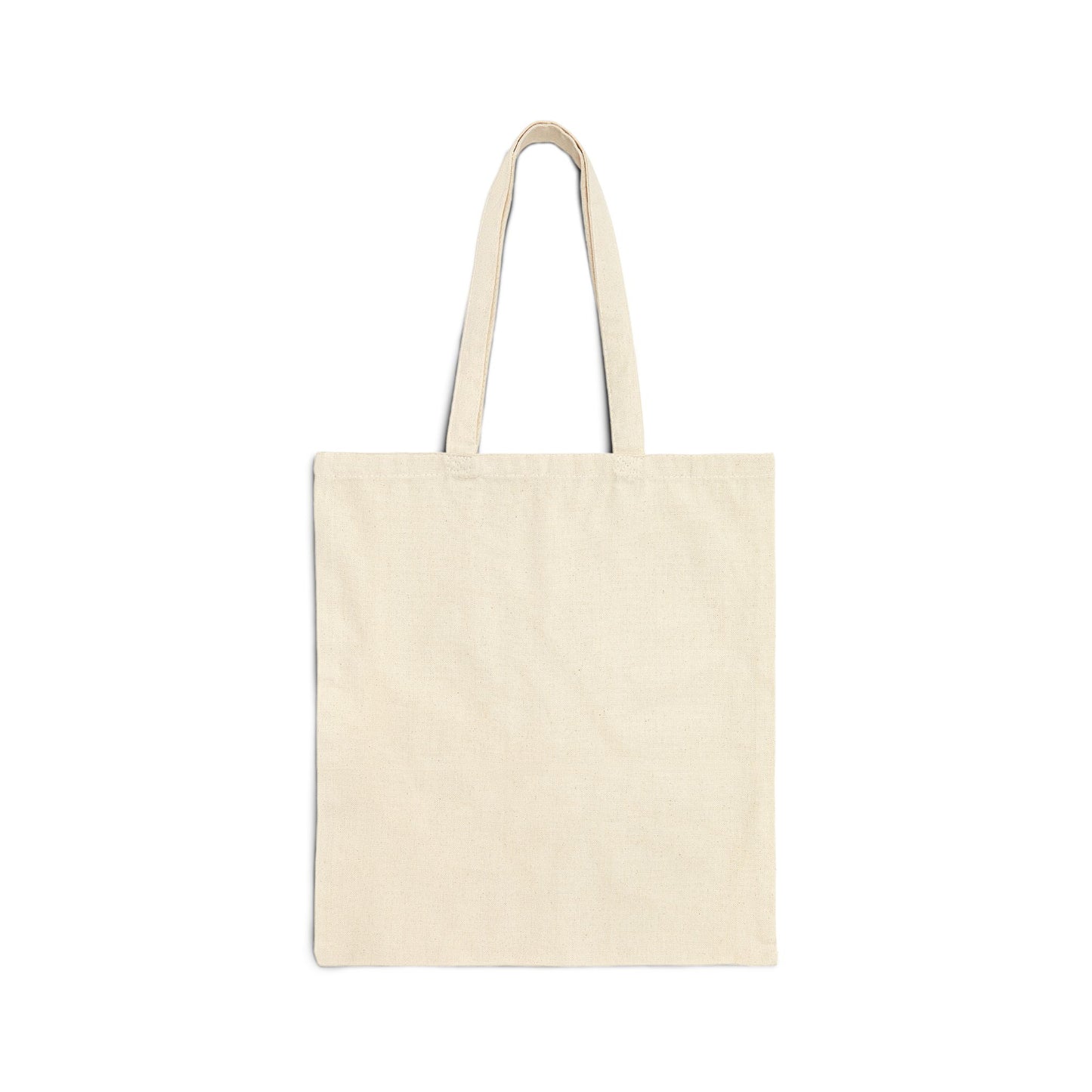 Canvas Tote Bag — Cute Kawaii Cat Pattern Reusable Grocery & Book Bag
