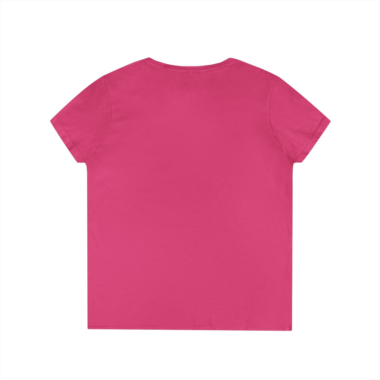 Bloom Boldly V-Neck Tee — Floral Illustration Women’s T-Shirt