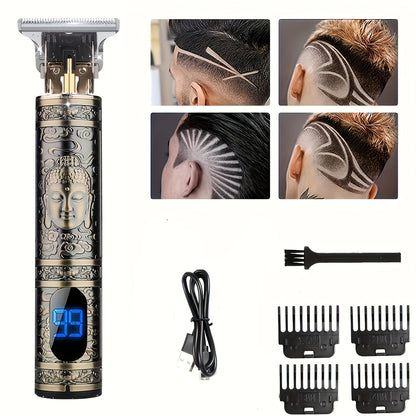 WEEME Portable Electric Shaver & Hair Clipper - USB Rechargeable, T9 Blade for Effortless Styling, Perfect Men's Gift