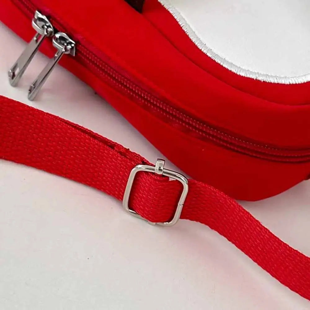 Small Message Bag Fruits Shape Crossbody Bag Harajuku Solid Color Funny Shoulder Bag Pear Casual Mobile Phone Pack Daily