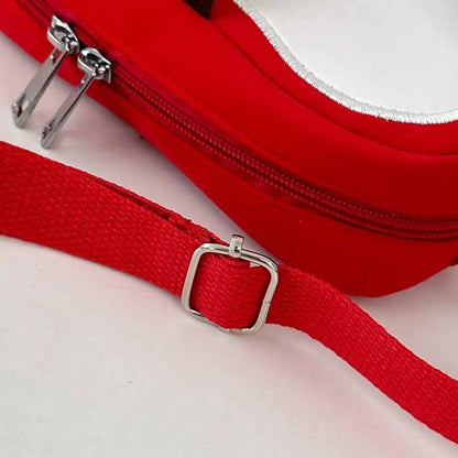 Small Message Bag Fruits Shape Crossbody Bag Harajuku Solid Color Funny Shoulder Bag Pear Casual Mobile Phone Pack Daily