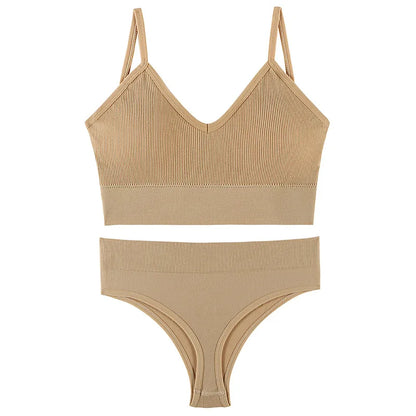 Seamless Bra Set