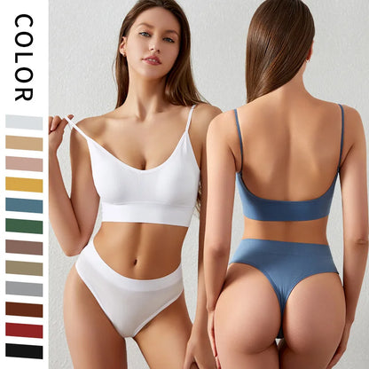 Seamless Bra Set