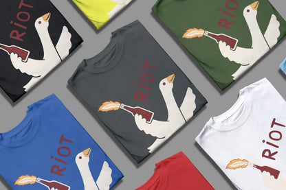 Mens Cotton Riot Graphic High Quality T Shirt