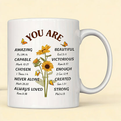 Sunflower Bible Verse Mug 320ml