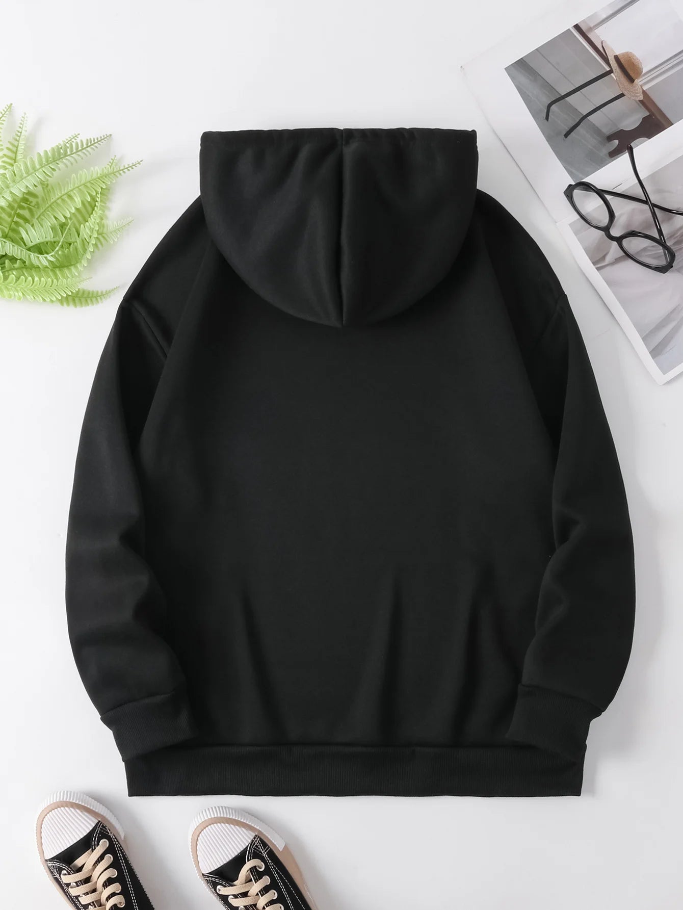 Colorful Floral Hoodie Casual Long Sleeved Top Sweatshirt Women's Clothing