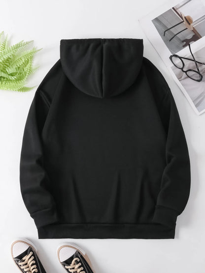 Colorful Floral Hoodie Casual Long Sleeved Top Sweatshirt Women's Clothing