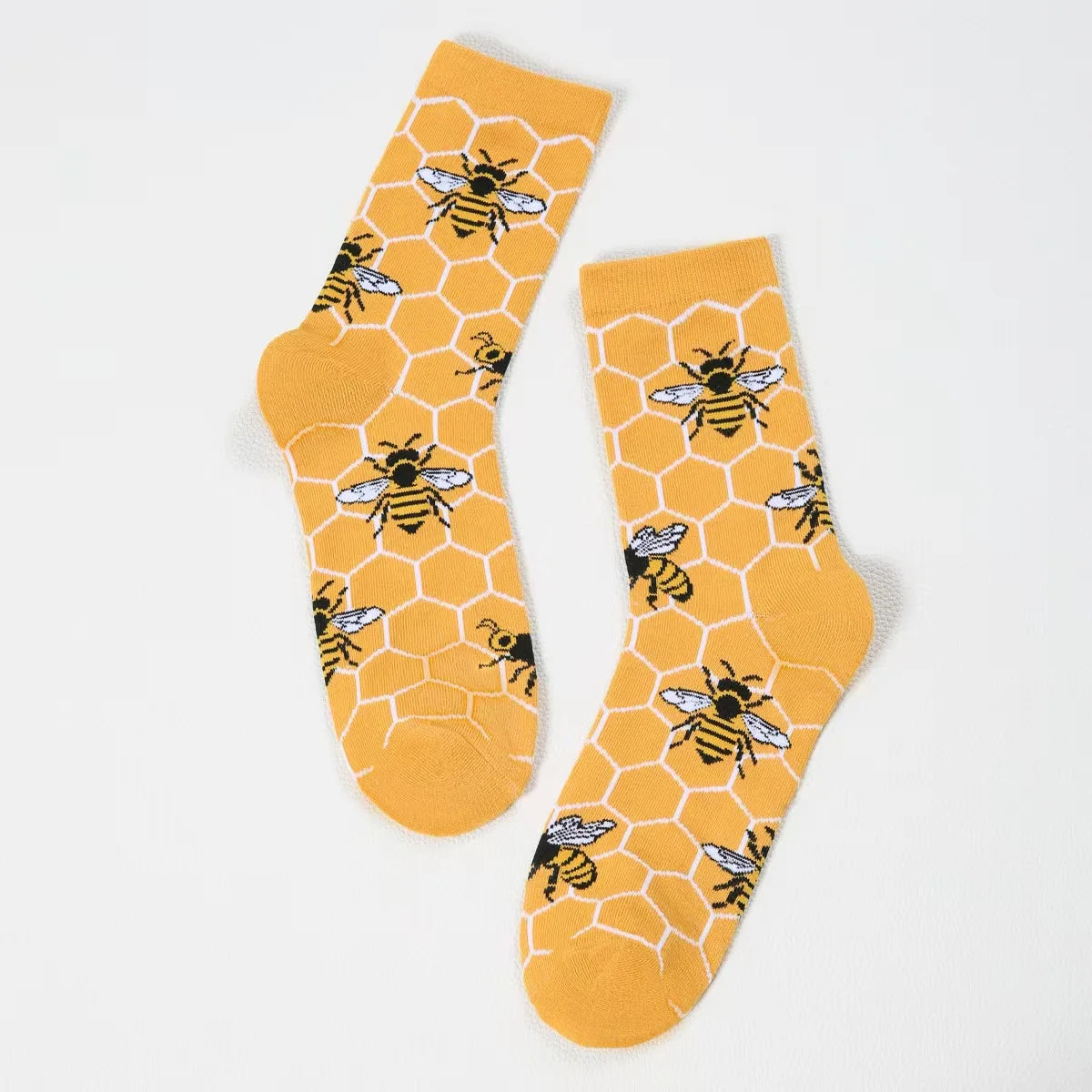 Fun Women's Cartoon Little Bee Socks