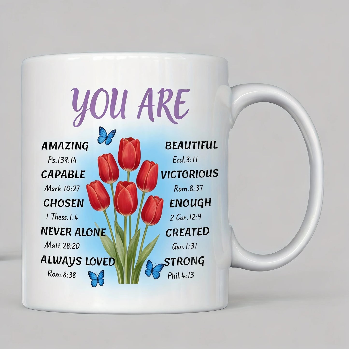 Sunflower Bible Verse Mug 320ml