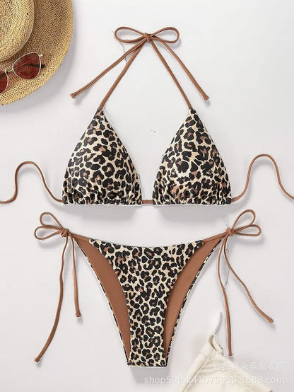 2026 XS-XL Pad Bikini Set Beach Triangle Swimwear Women Maio Biquinis Swimsuit Tankini Femme Badpak Dames Mujer купальни