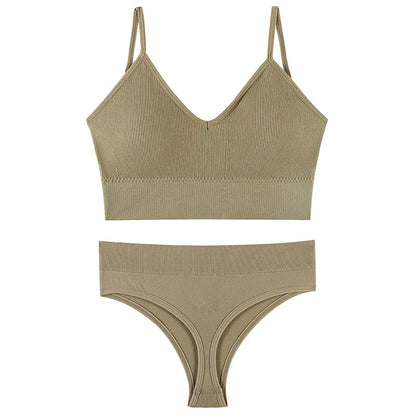 Seamless Bra Set